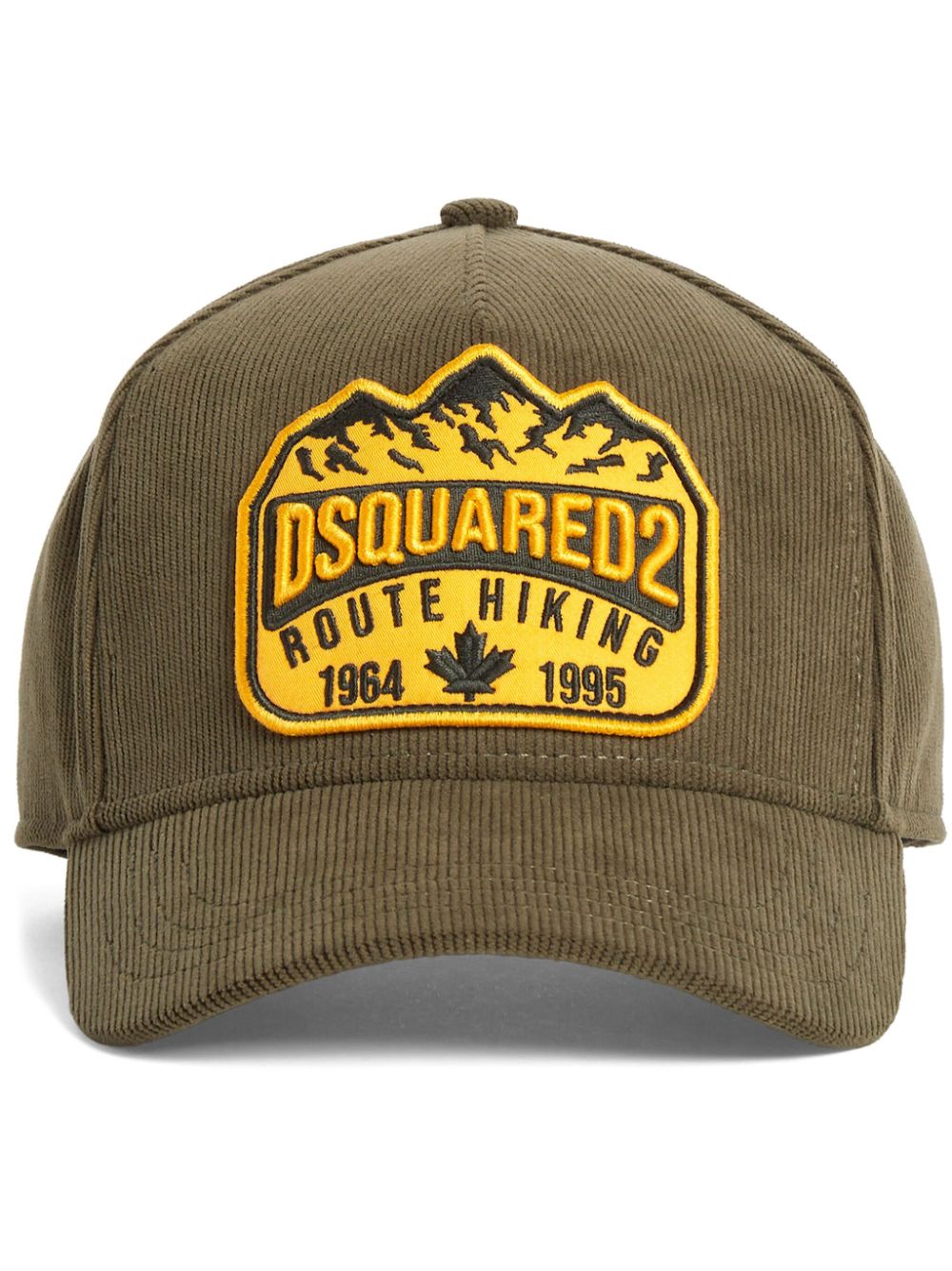 Logo-appliqué baseball cap - Green