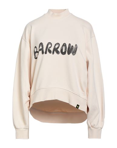 Woman Sweatshirt Ivory Size S Cotton