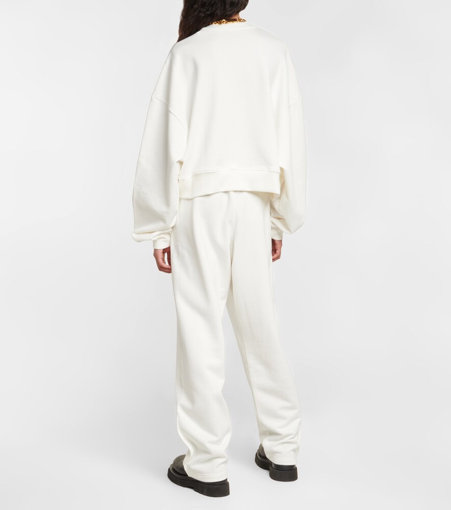 X Hailey Bieber HB cotton fleece sweatshirt