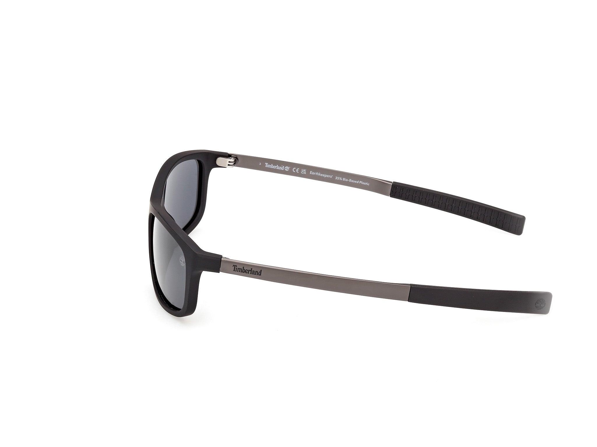 Timberland Hombre Timberland TB00062-H 02D Gafas de sol Inyectado Negro Fumar Cuadrada Polarizado