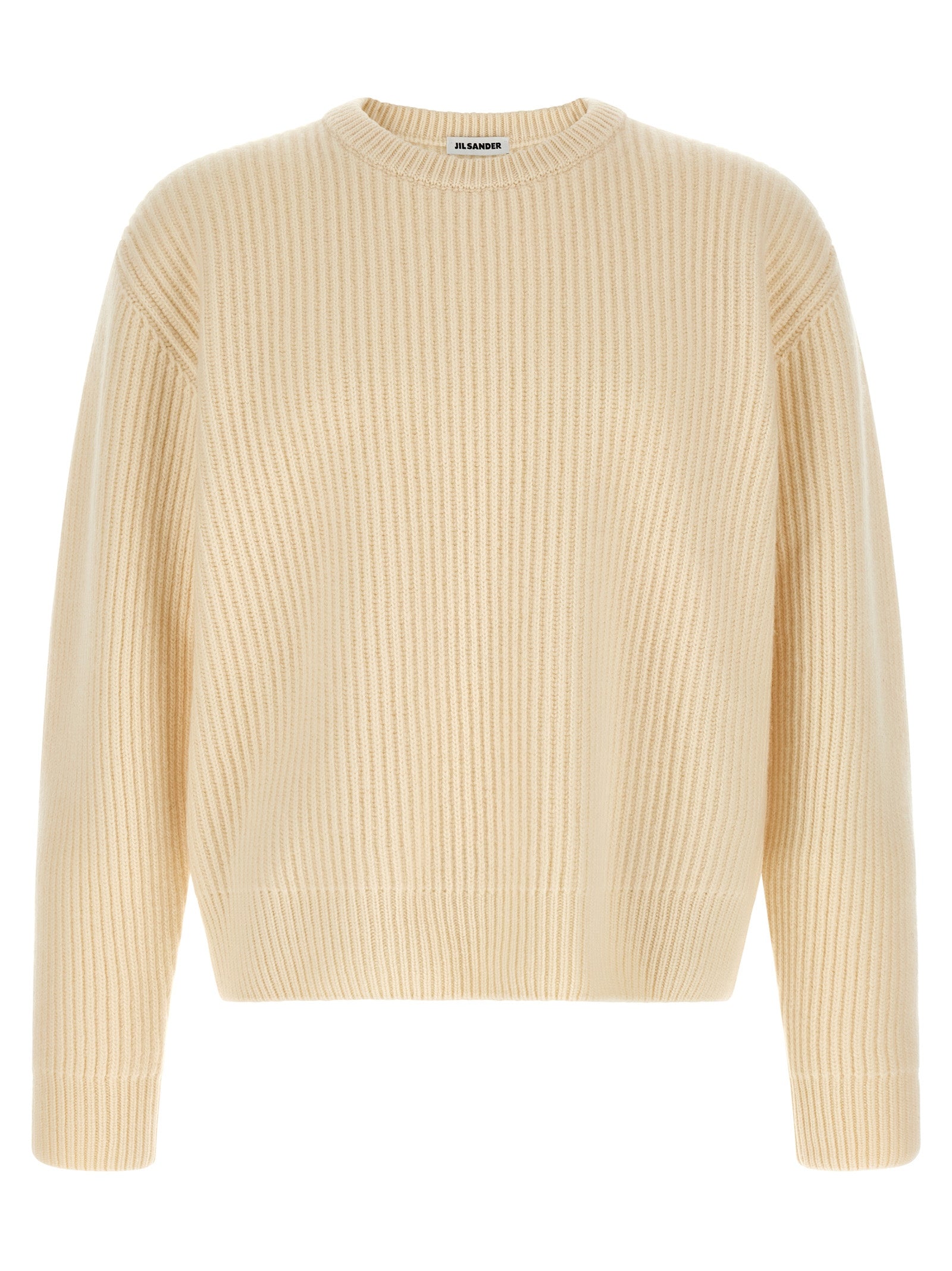 Fisherman's Rib Sweater — White