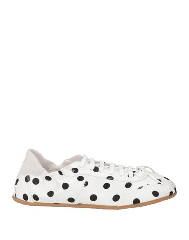 Woman Sneakers White Size 7 Textile fibers, Leather