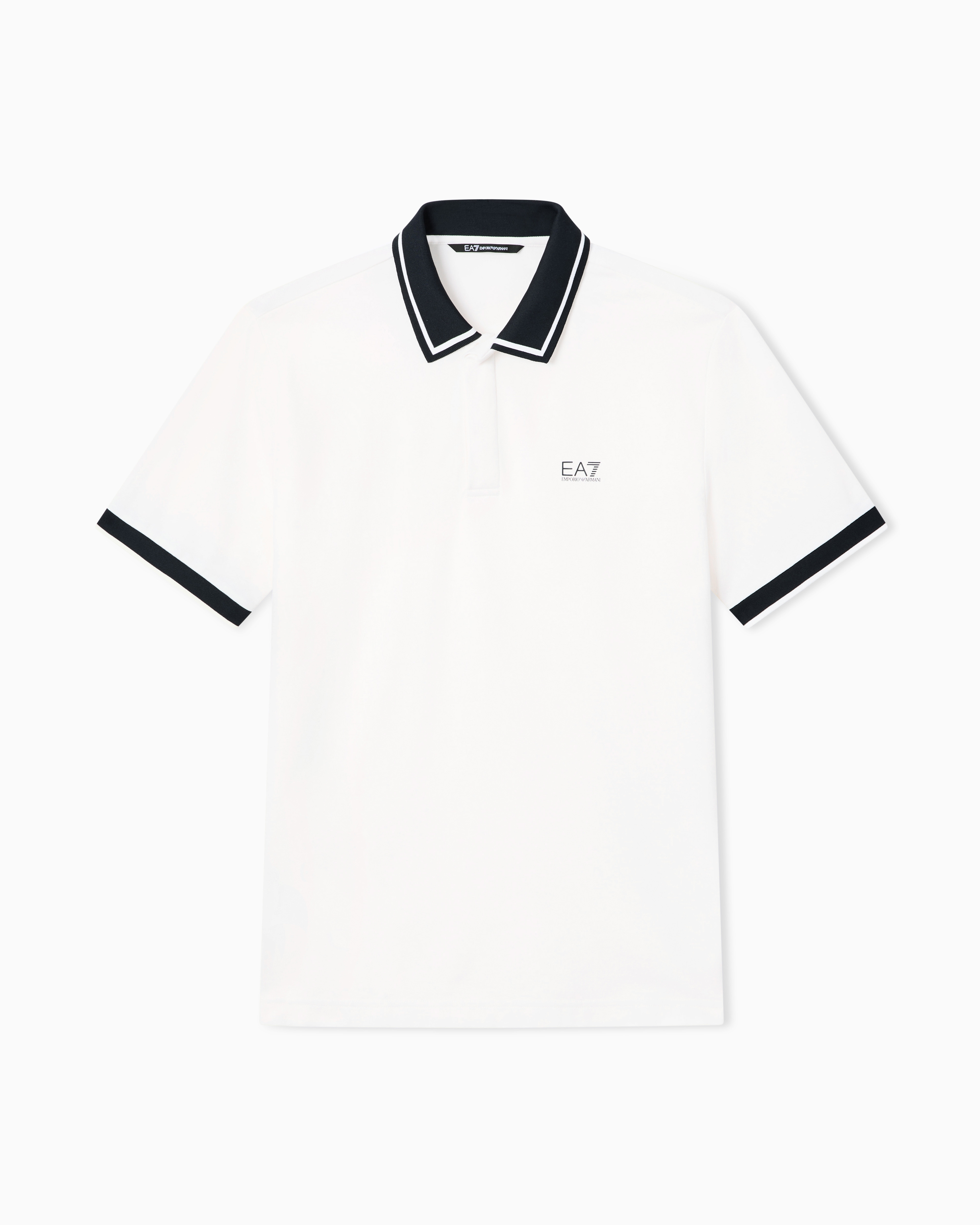 Tennis Club stretch cotton piqué polo shirt