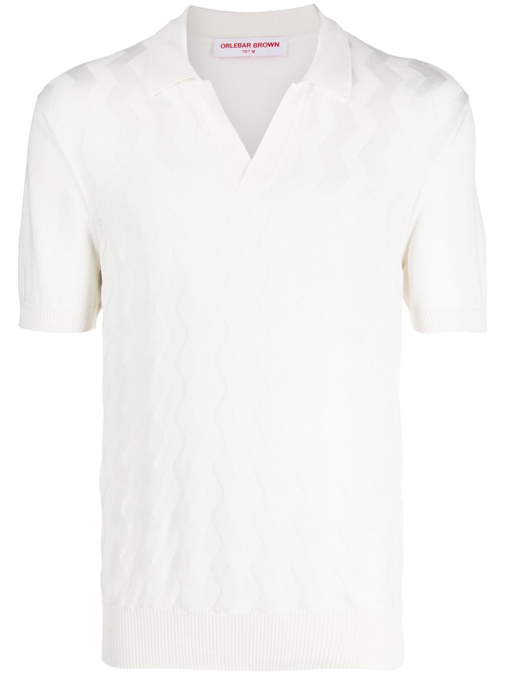 Horton short-sleeve polo shirt - White