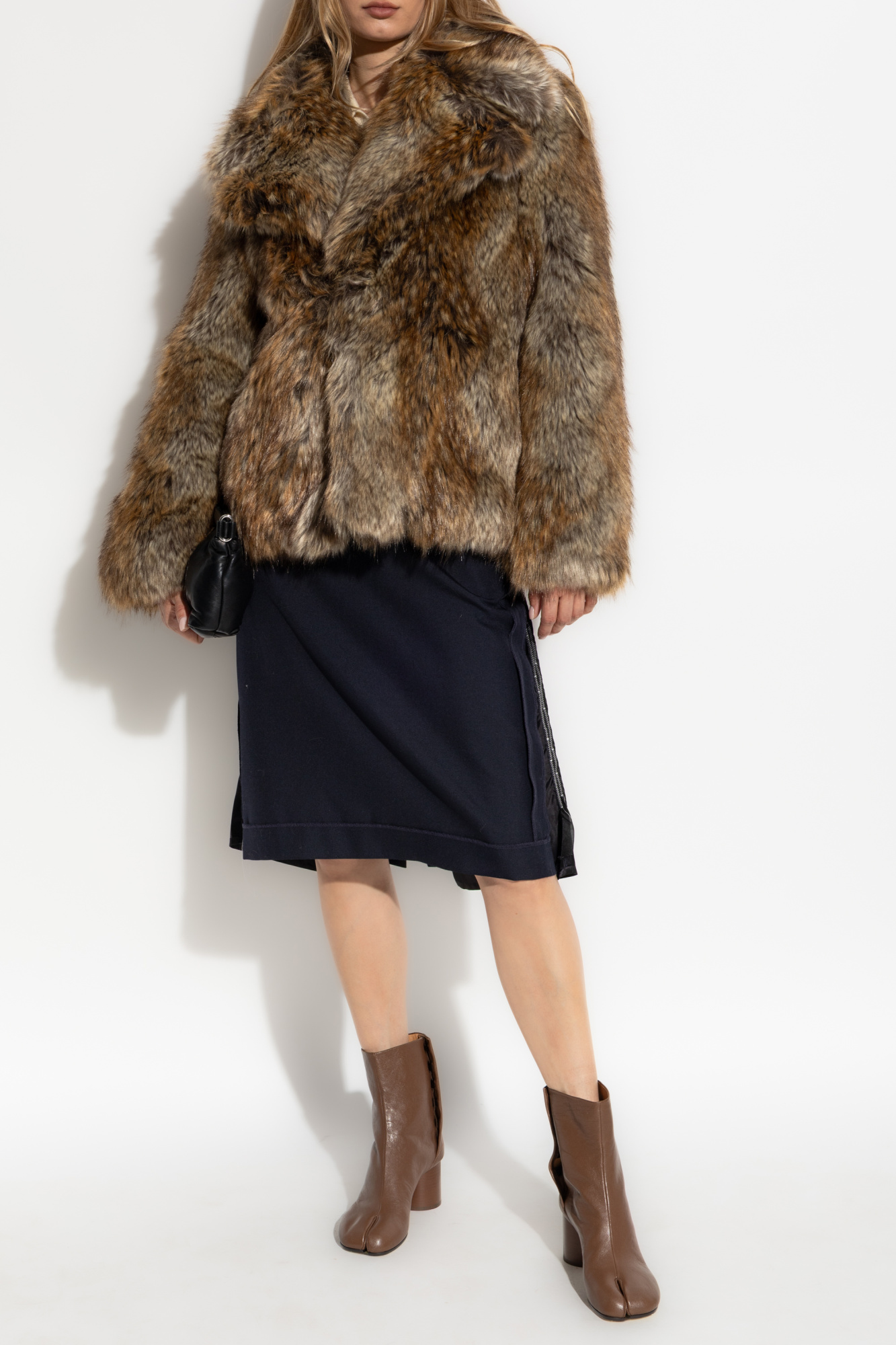 Skirt With Raw Hem, Women's, Black