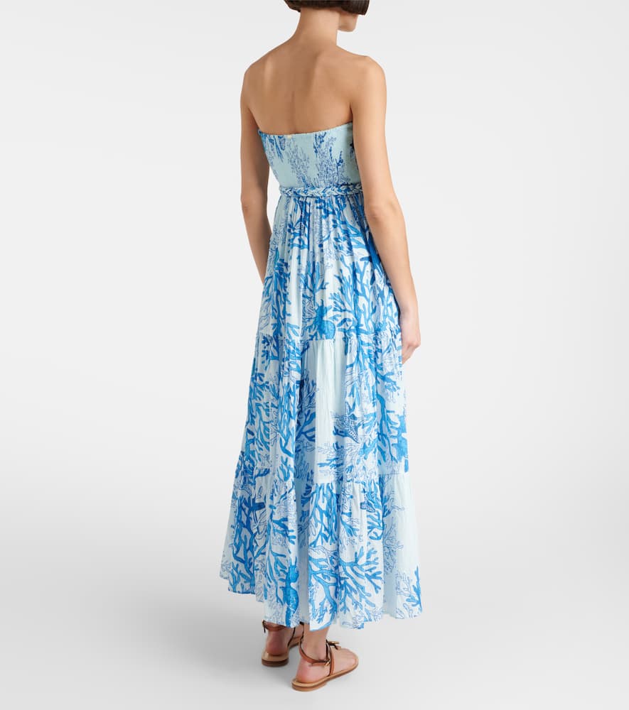Thelma printed cotton maxi dress