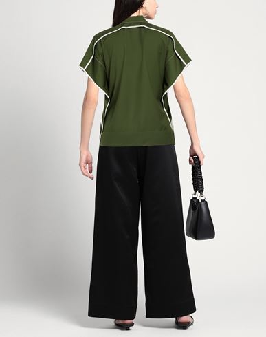 Woman Shirt Military green Size XS Polyester, Viscose