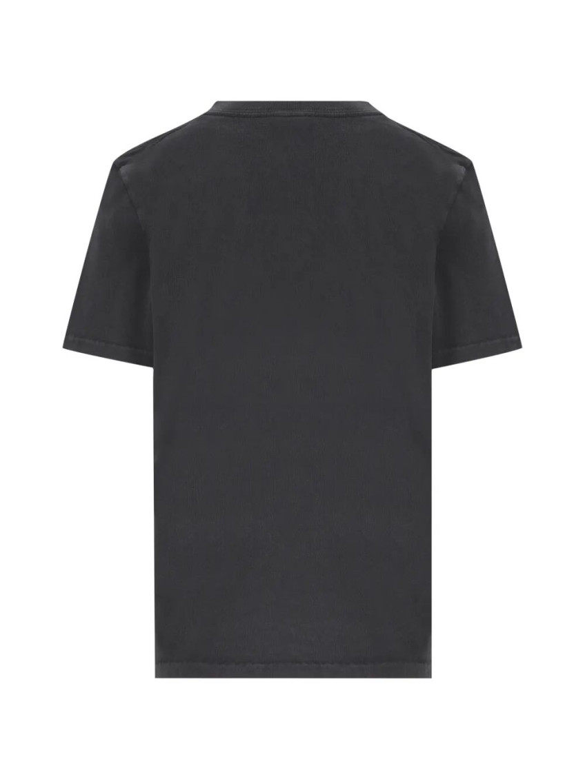 Black Graphic Crew Neck T-Shirt