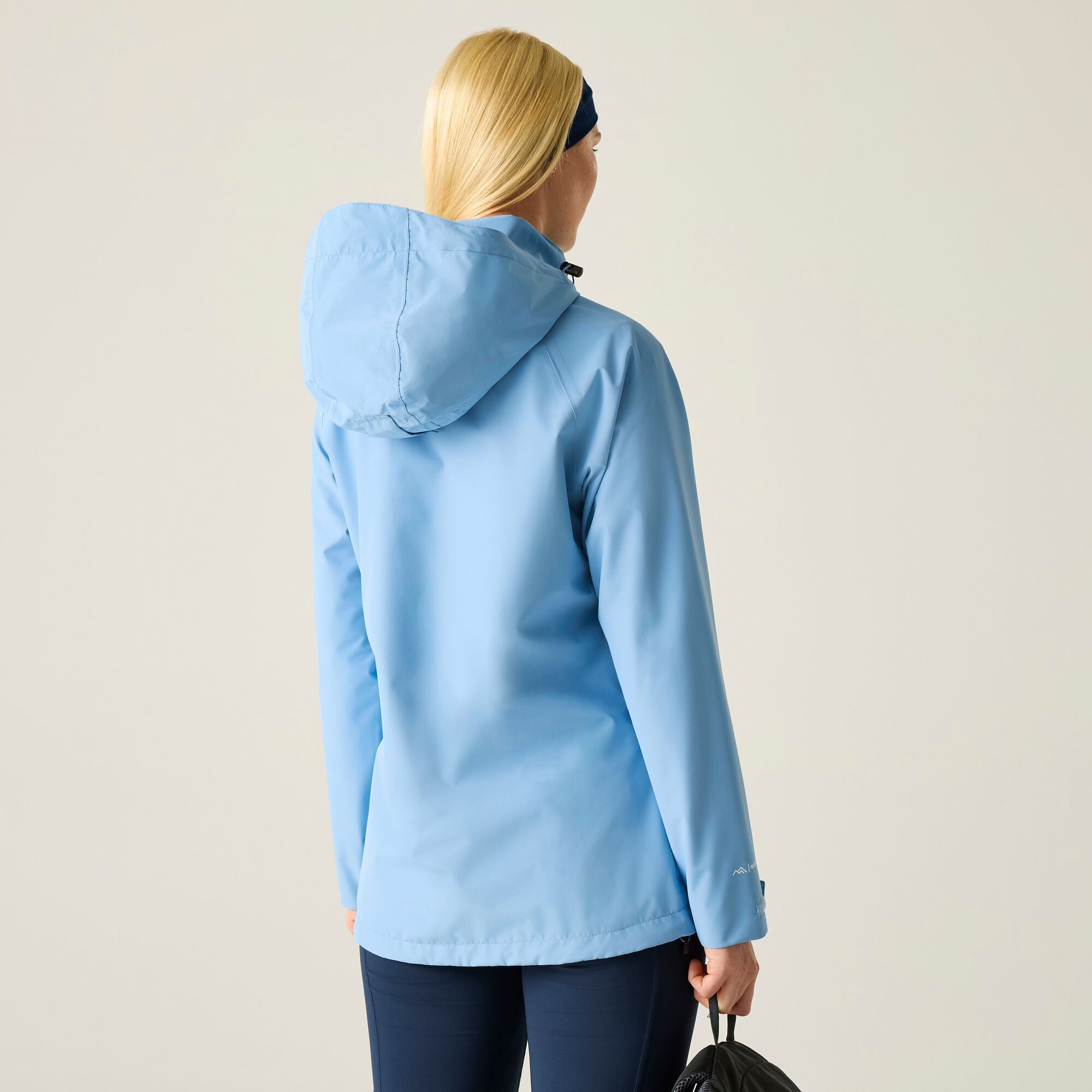 Regatta Daysha Ii Waterproof Hooded Shell Jacket In Light Blue