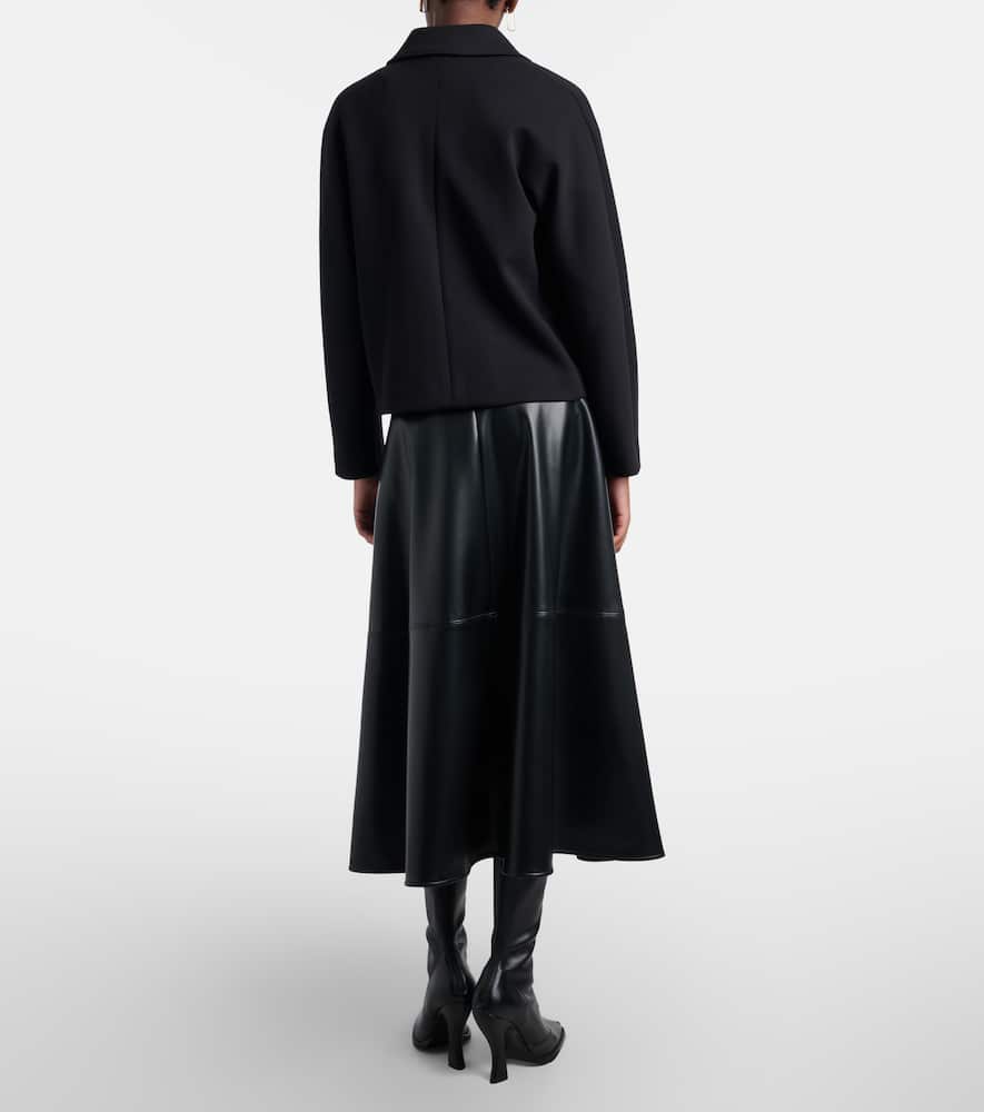 Ninfa jersey midi skirt