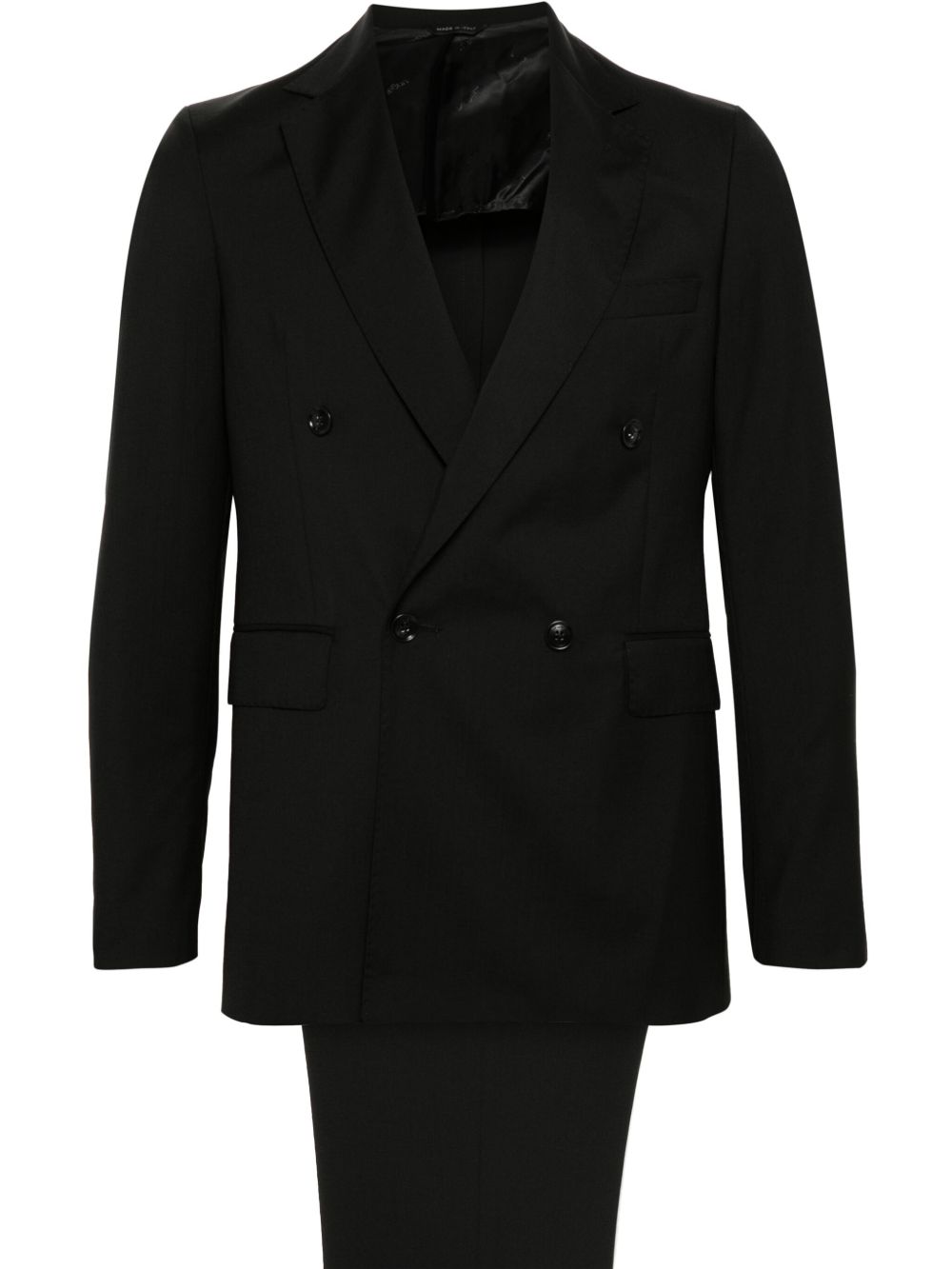 Ungaro double-breasted wool suit - Black