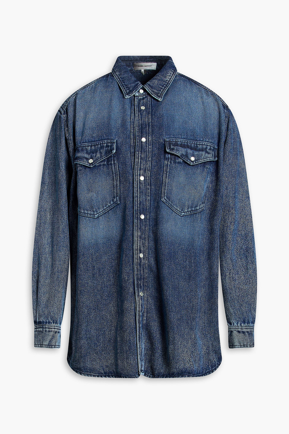 Tailly faded denim shirt - Blue - XS