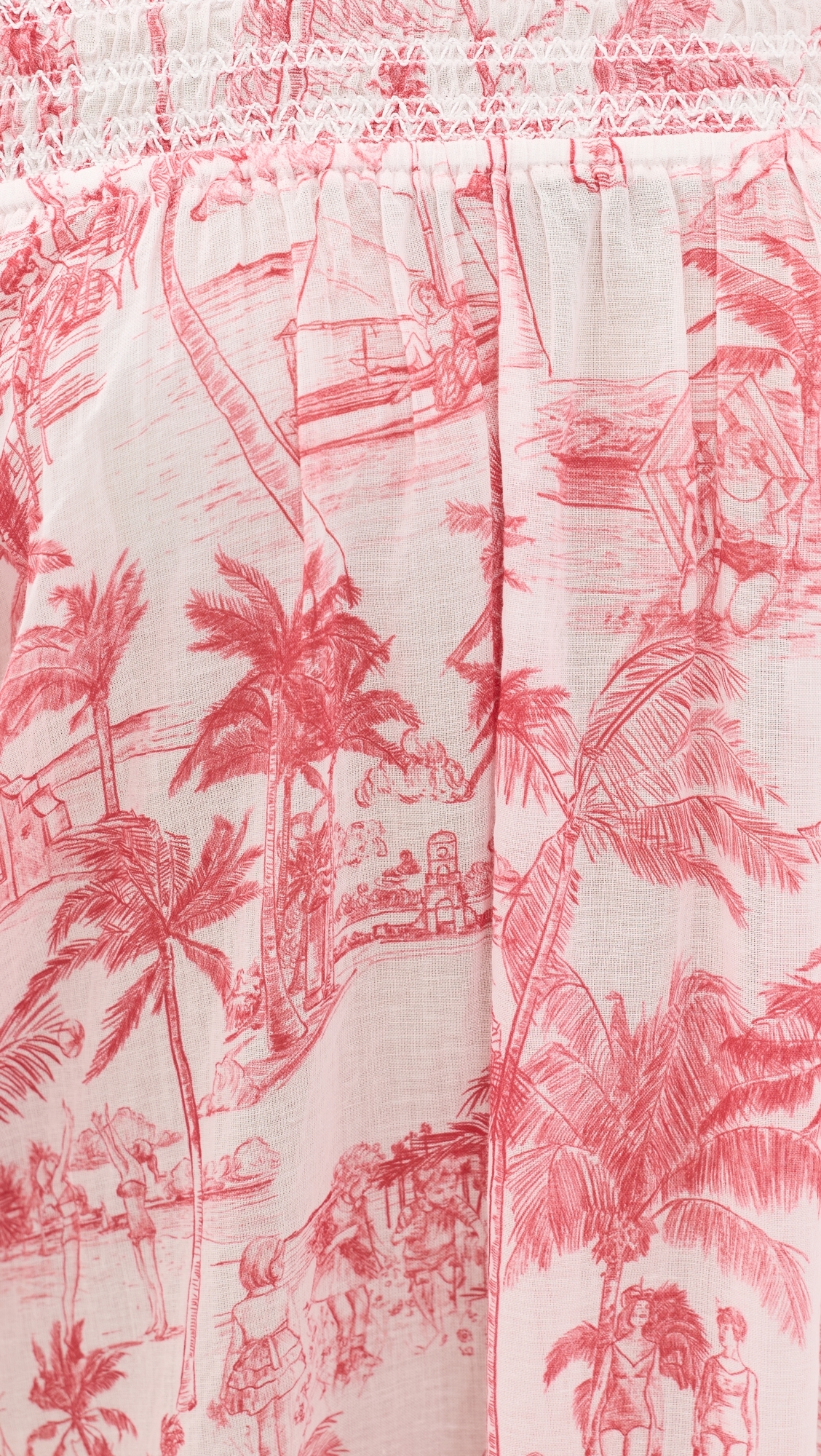 Flagler Mini Dress Palm Beach Vermilion One Size
