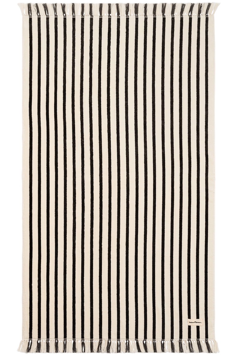 Business & pleasure co. Beach Towel in Black