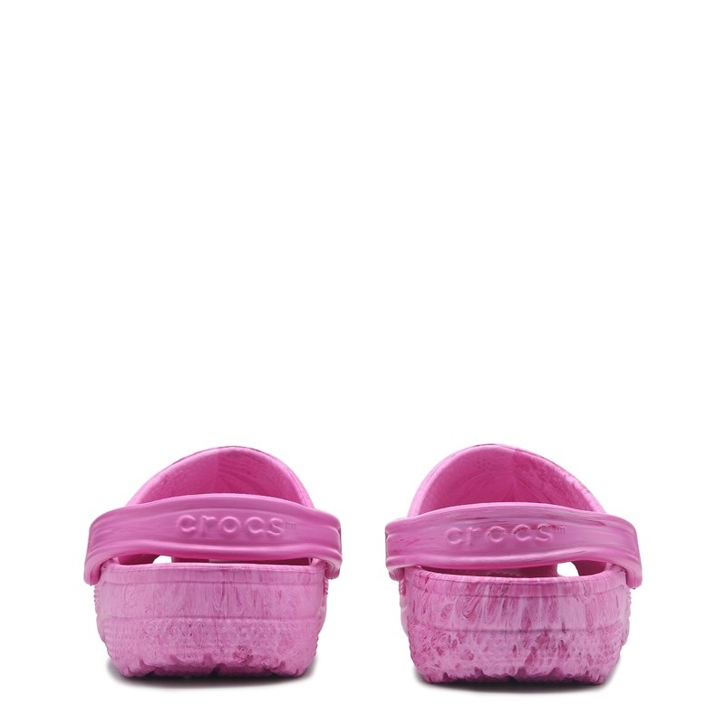 Watercolor Marbled Clog Shoes (Watercolor Pink)