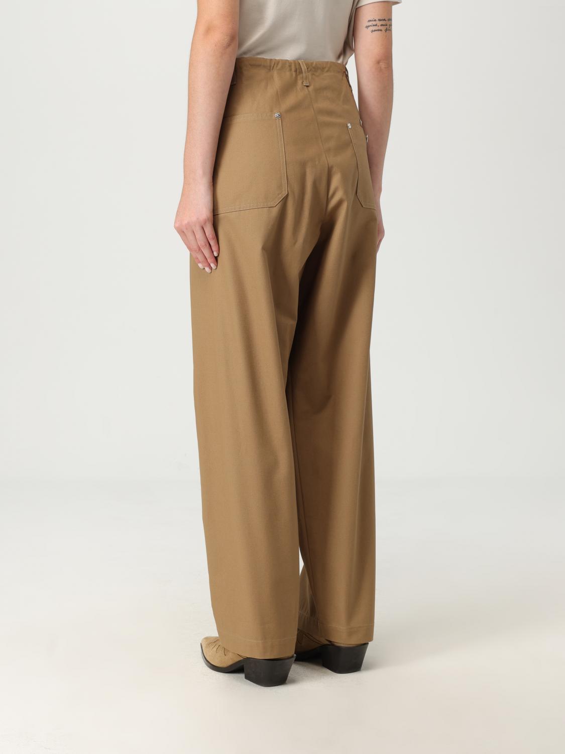 Pants Woman color Brown