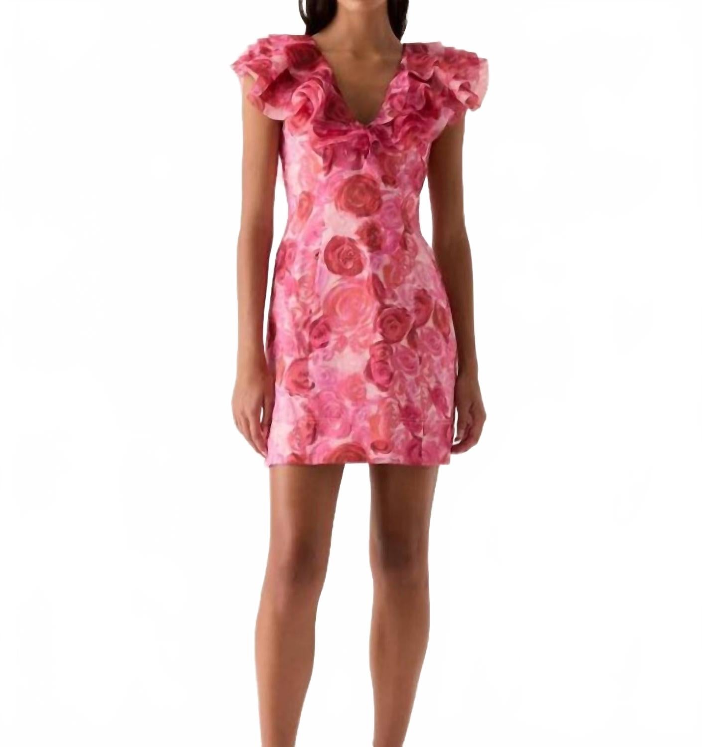 Charmed Mini Dress In Pink