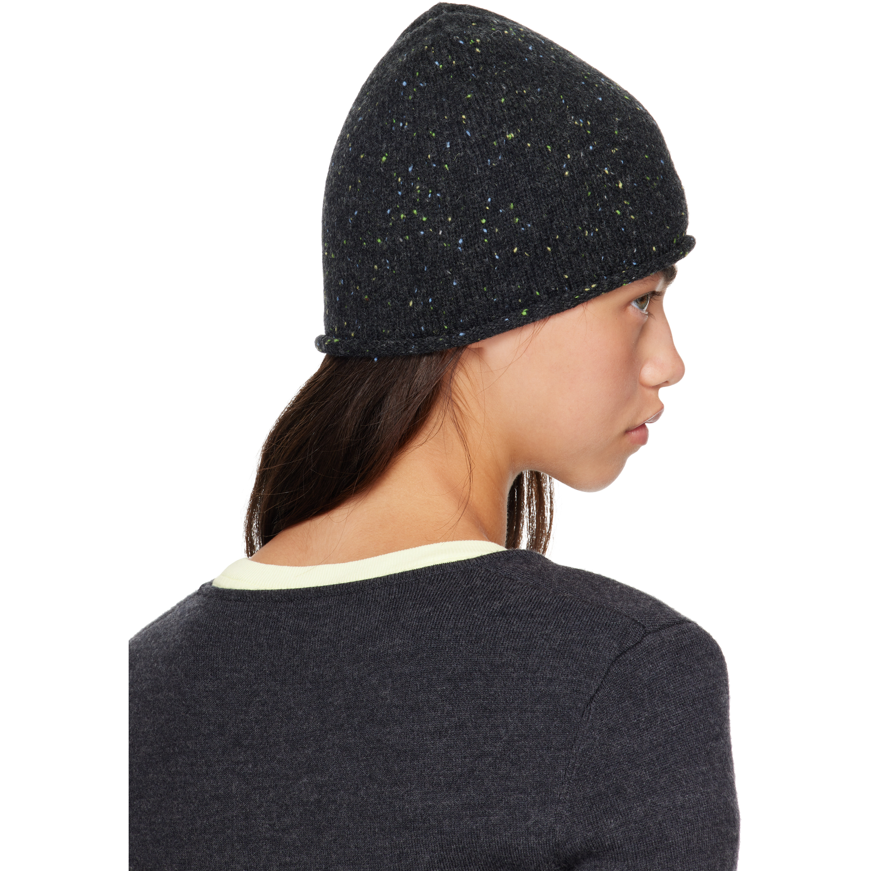 Gray Cookie Beanie