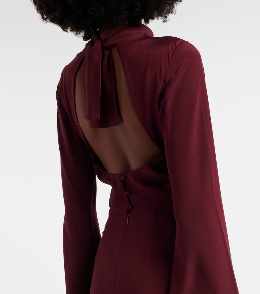Aurora Magica beaded silk gown
