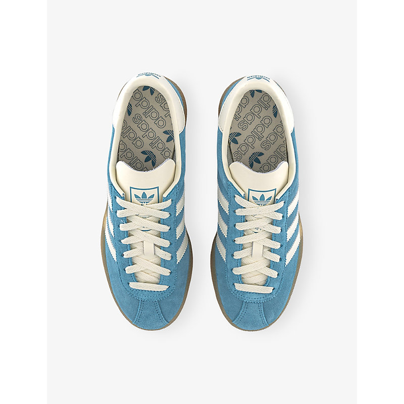 Mens Munchen Suede Low-Top Trainers