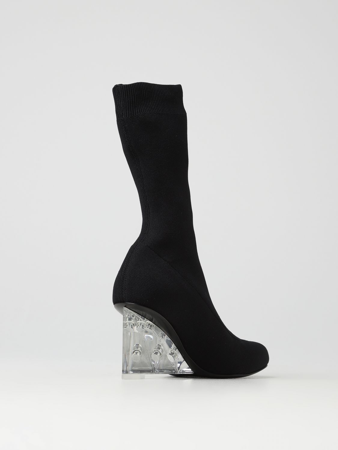 Flat Ankle Boots Woman color Black