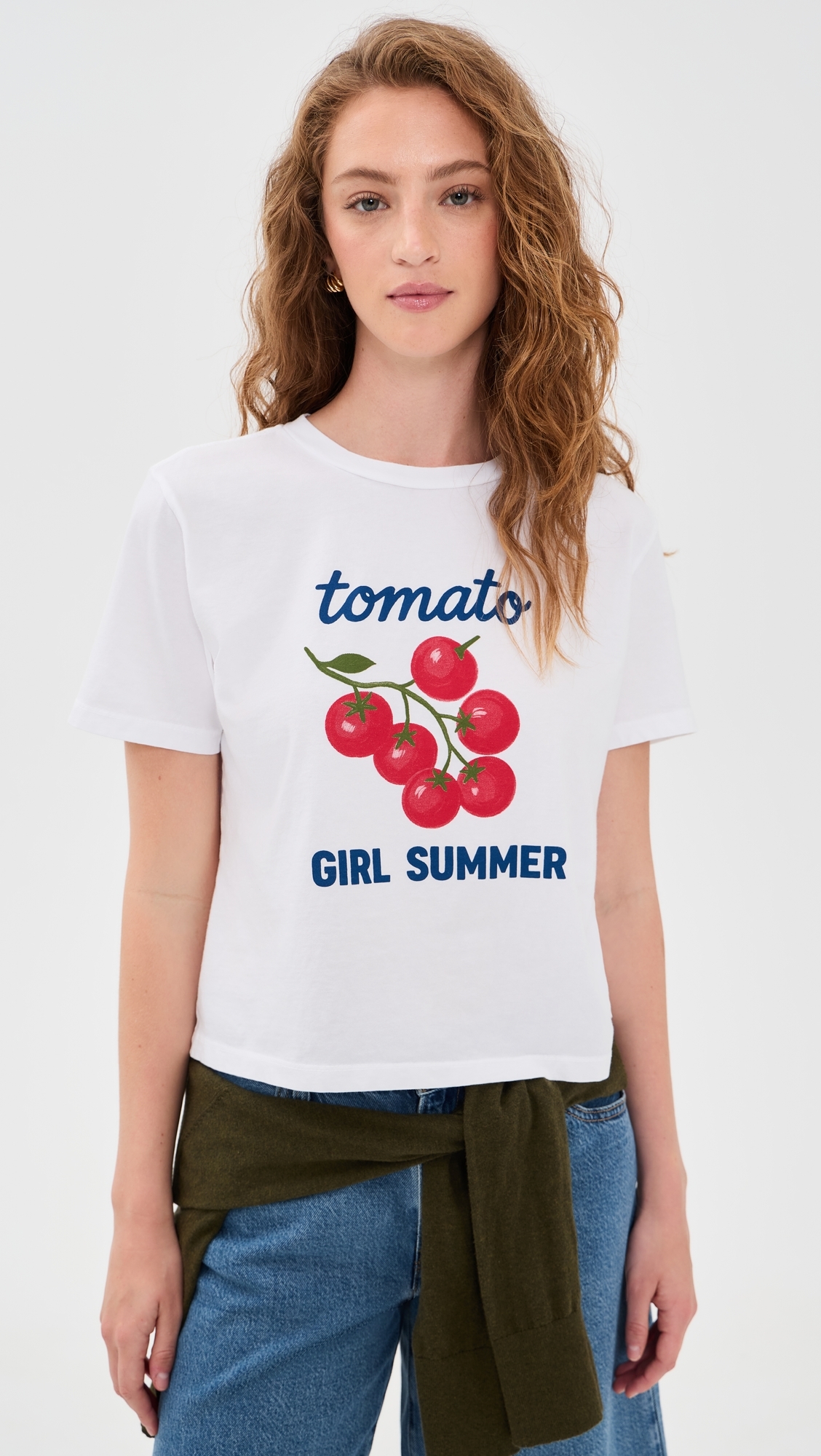 Tomato Girl Summer Everyday Tee White