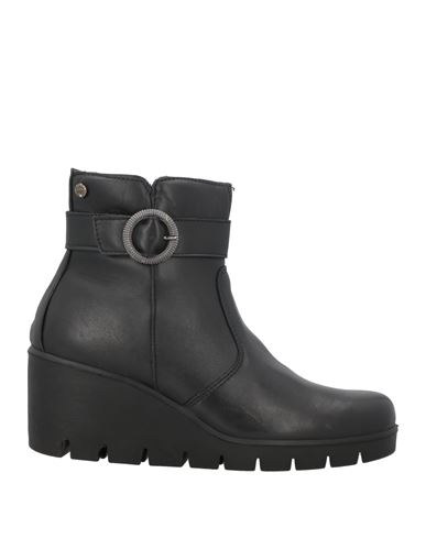 Woman Ankle boots Black Size 6 Leather