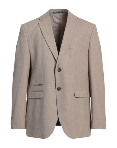 Man Blazer Sand Size 38 Recycled polyester, Wool, Viscose, Elastane