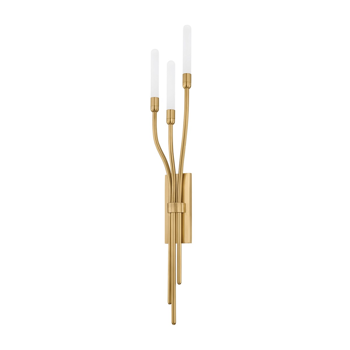 Vintage Brass LED Wall Sconce from the Amalthea Collection