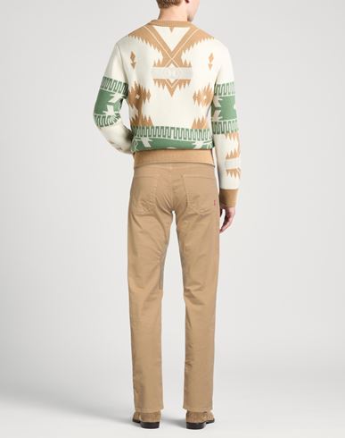 Man Pants Camel Size 29 Cotton, Elastane