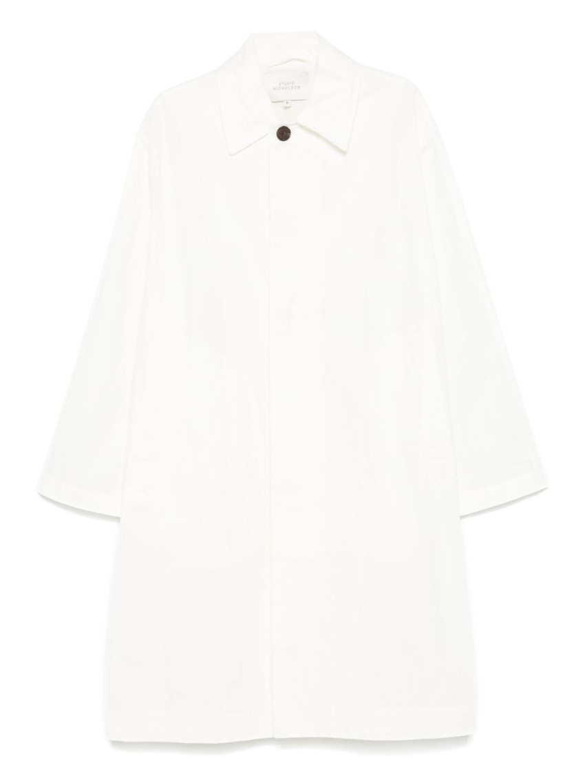 STUDIO NICHOLSON Nylon And Cotton Blend Coat
