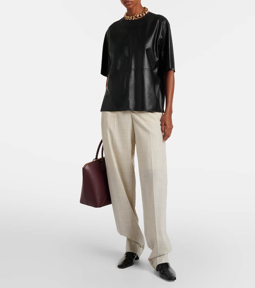 Tanjic leather top