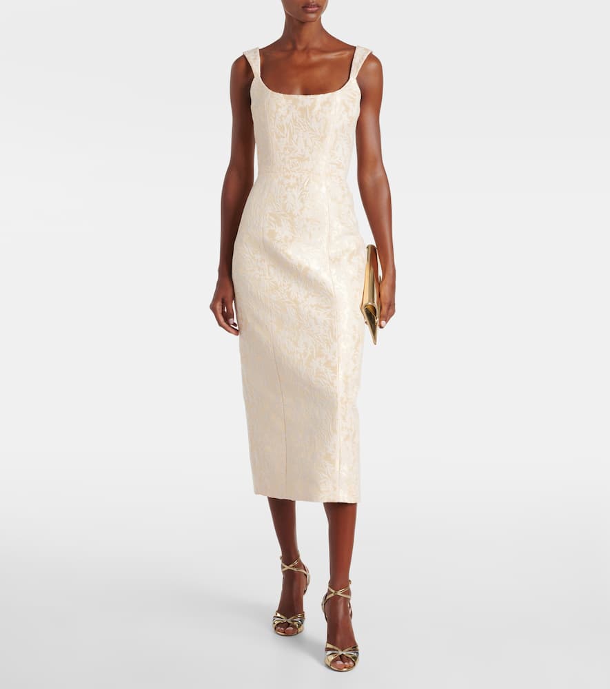 Numa velvet midi dress