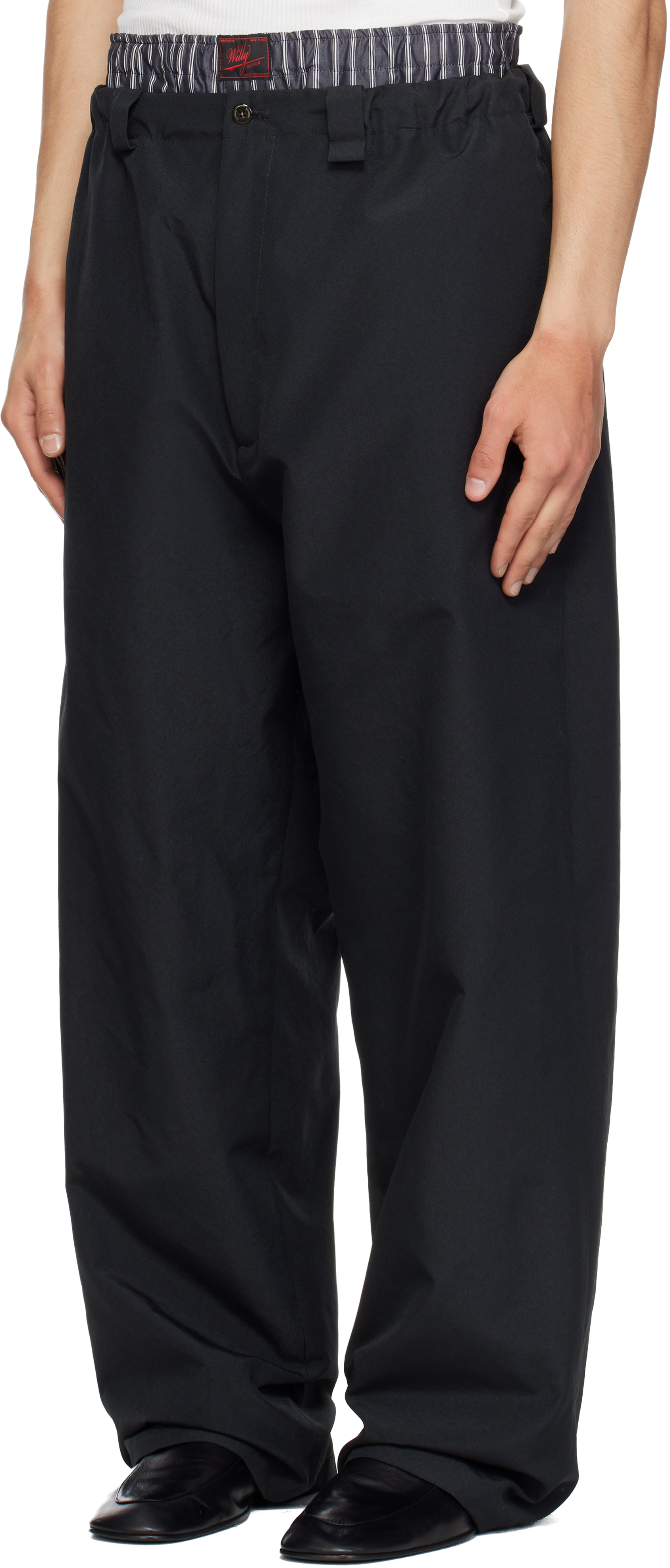 Black Toluca Trousers