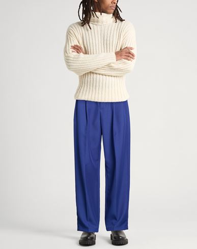 Man Pants Bright blue Size 33 Polyester