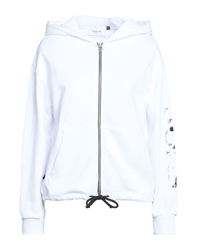 Woman Sweatshirt White Size L Cotton