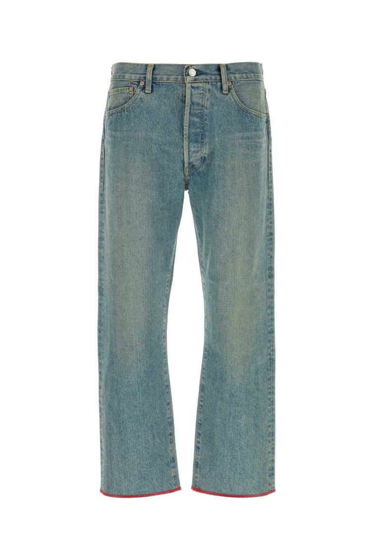 Junya Watanabe - straight leg denim trousers five pocket design