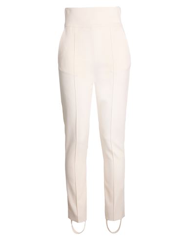 Woman Pants Beige Size S Wool, Elastane