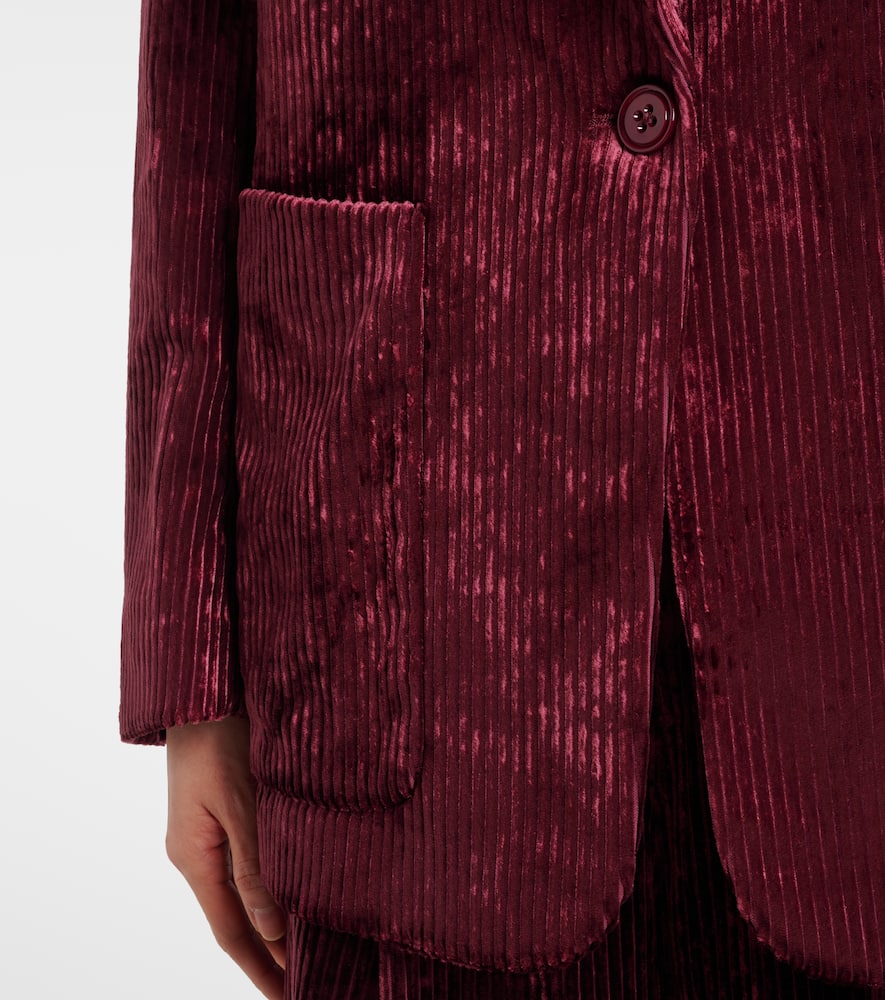Oversized corduroy blazer