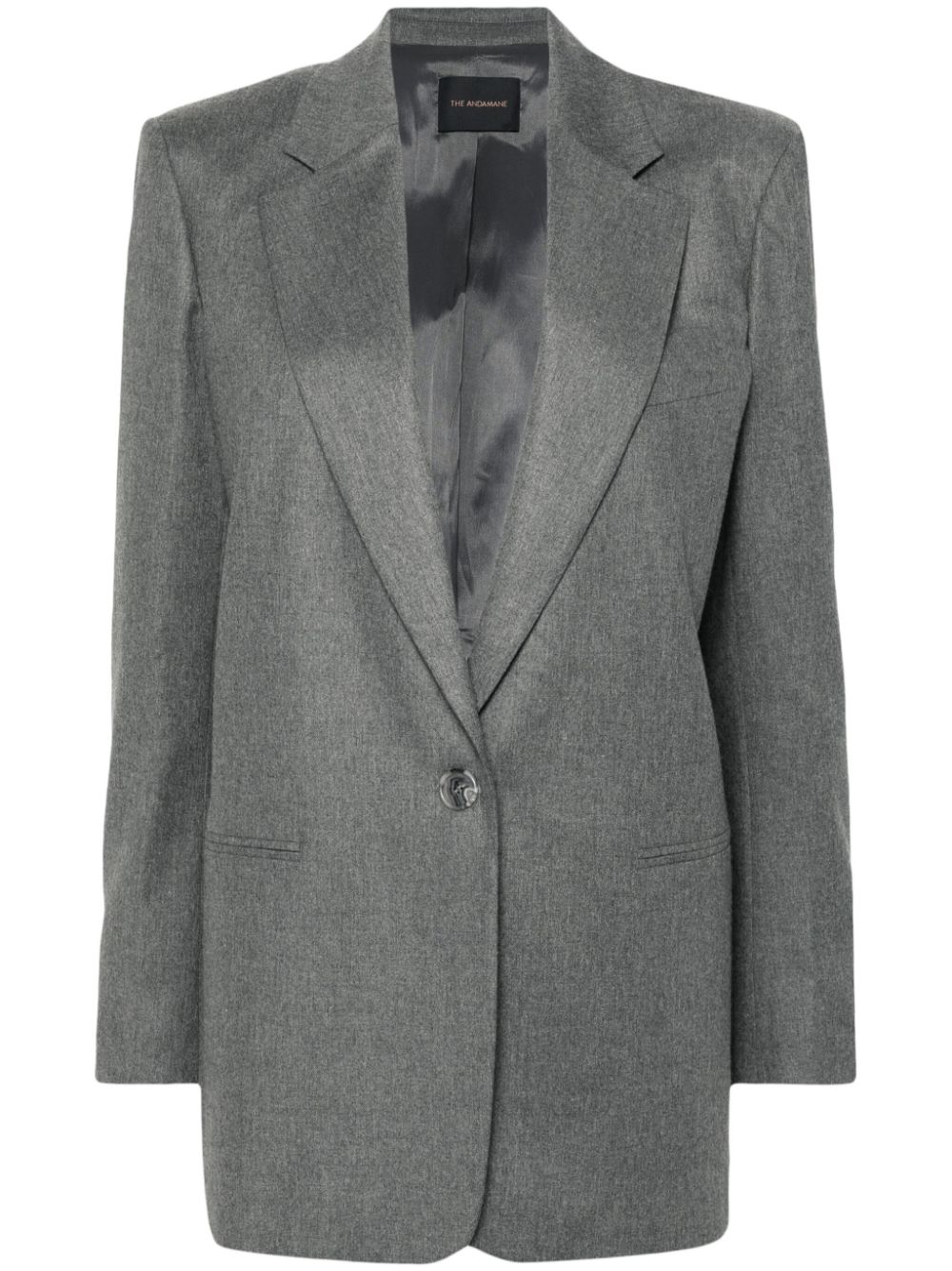 Single-breasted blazer - Grey