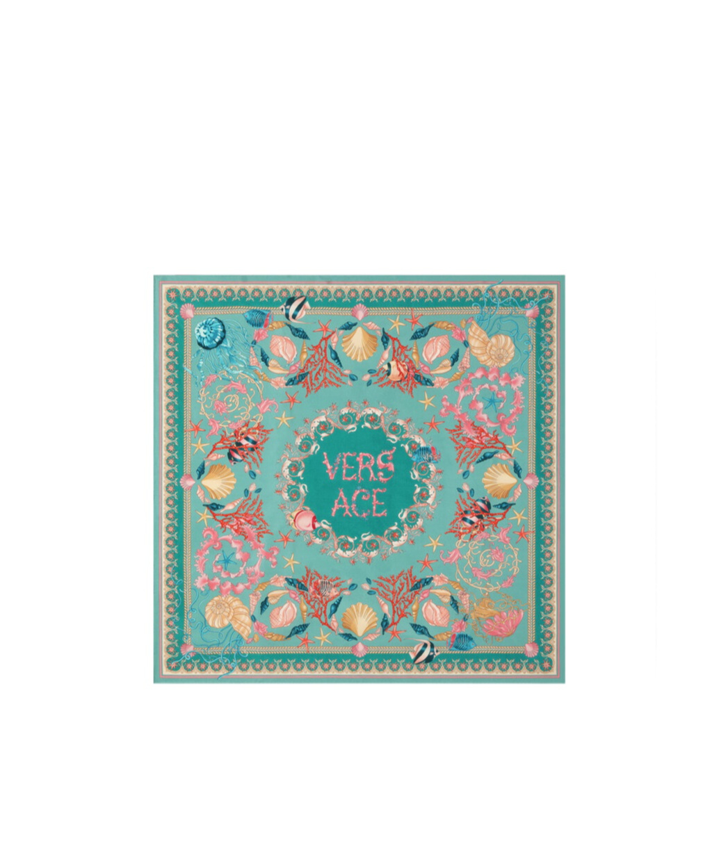 Underwater Barocco silk scarf