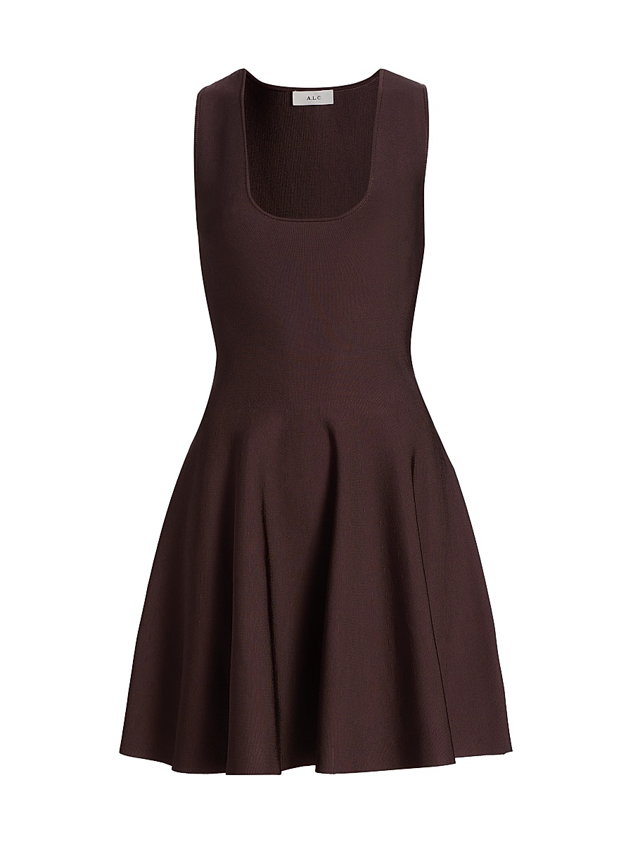 Women's Sera Sleeveless Minidress - Deepest Brown