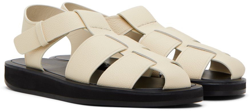 Off white fisherman sandals