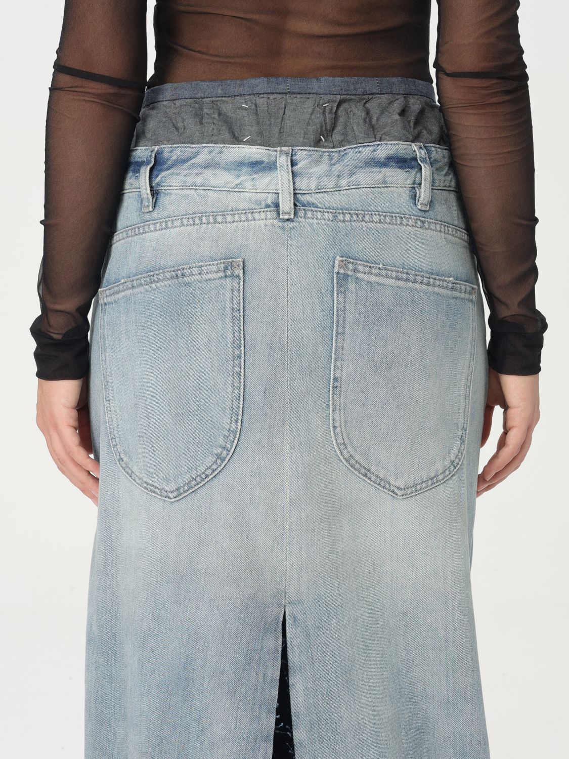 Skirt MAISON MARGIELA Woman color Blue
