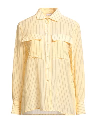 Woman Shirt Yellow Size 4 Silk