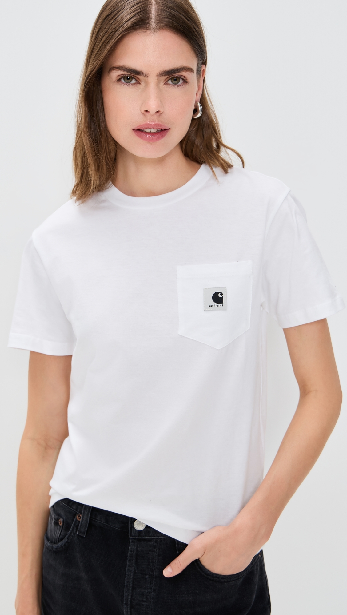 Carhartt WIP Short Sleeve Pocket Tee White