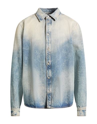 Man Denim shirt Blue Size XL Cotton