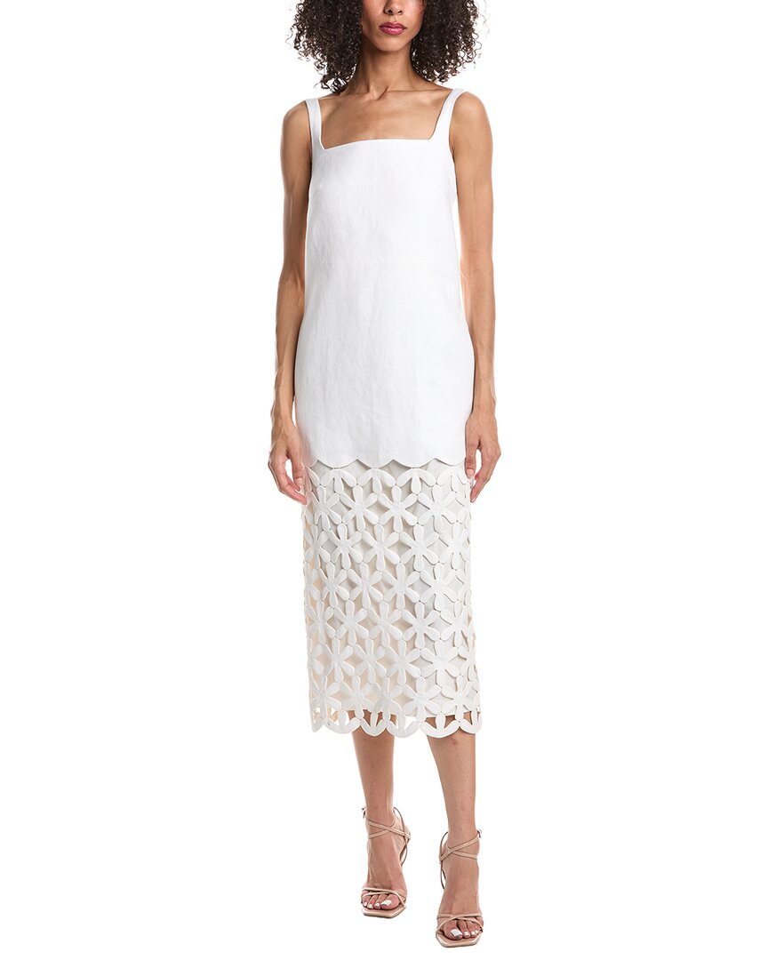 Donna Silk-Blend Midi Dress