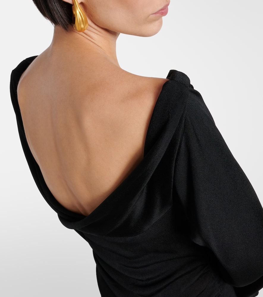 Fable draped maxi dress