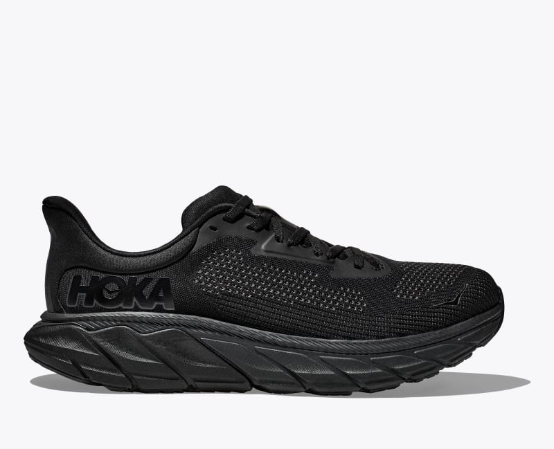 HOKA Men's Arahi 7 Shoes in Black/Black